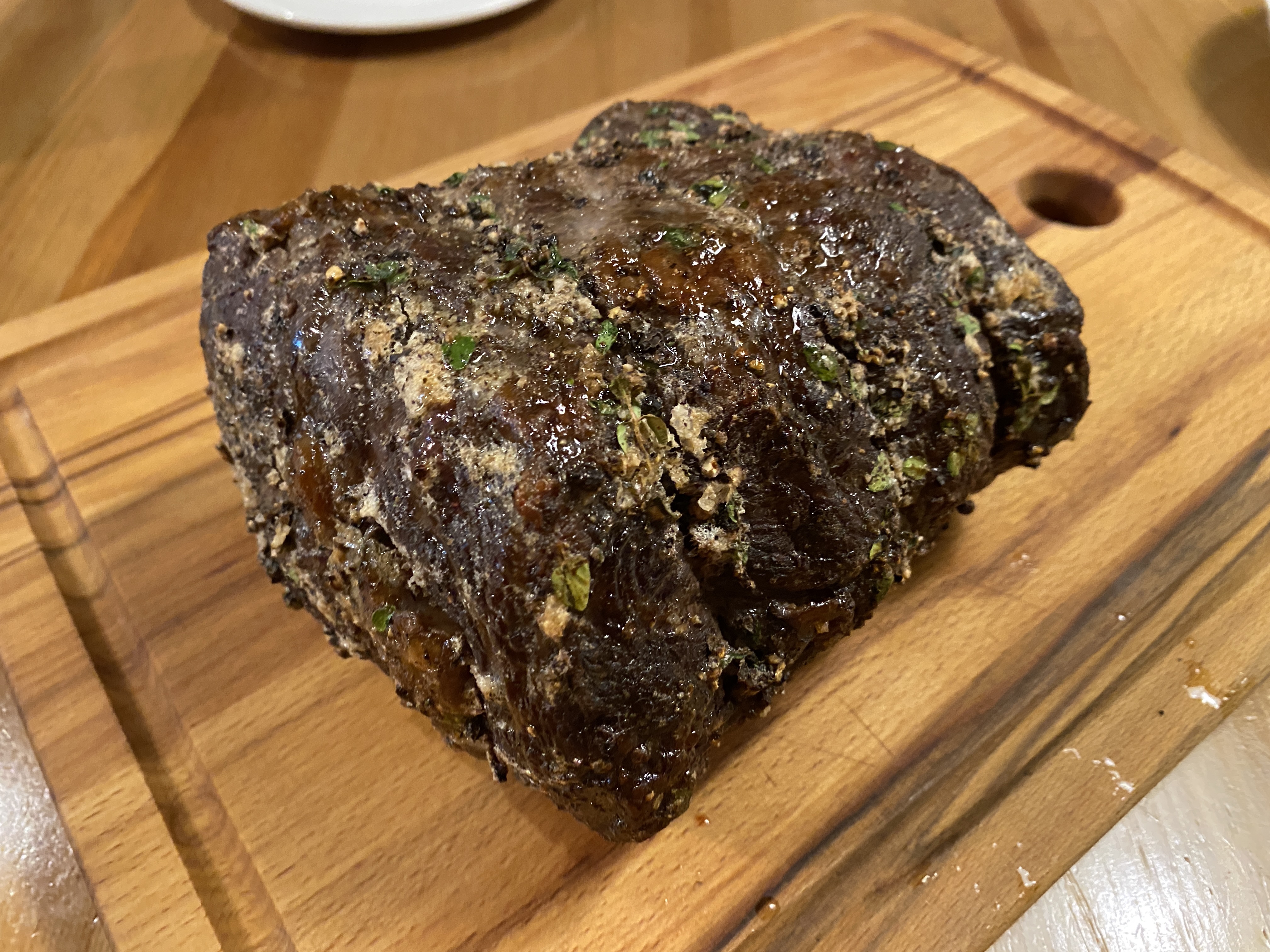 Prime Rib低温慢煮版    配牛肉原汁 Prime Rib with Au Jus的做法 步骤24