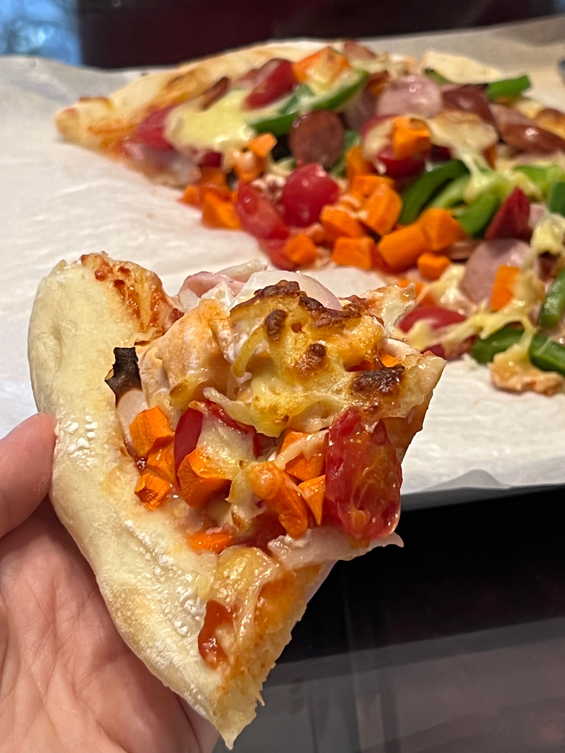 薄底🍕披萨的做法