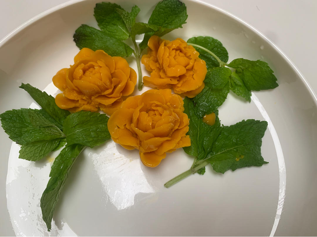 酸奶芒果牡丹花/茉莉花