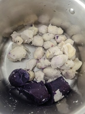 紫薯芋泥馅的做法 步骤1