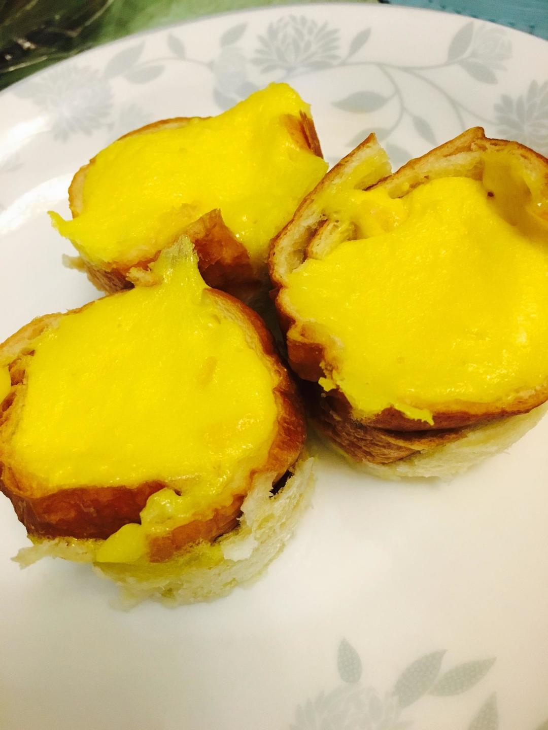 面包蛋挞简易微波炉版只需5分钟