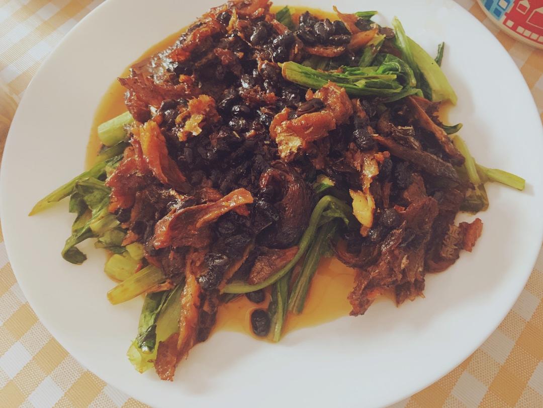 豆豉鲮鱼油麦菜