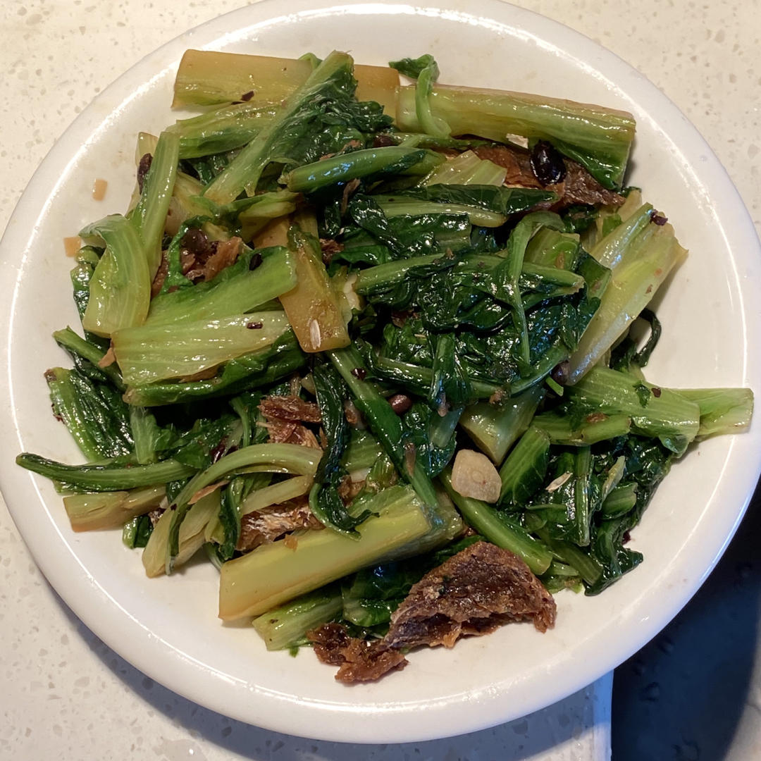 豆豉鲮鱼油麦菜