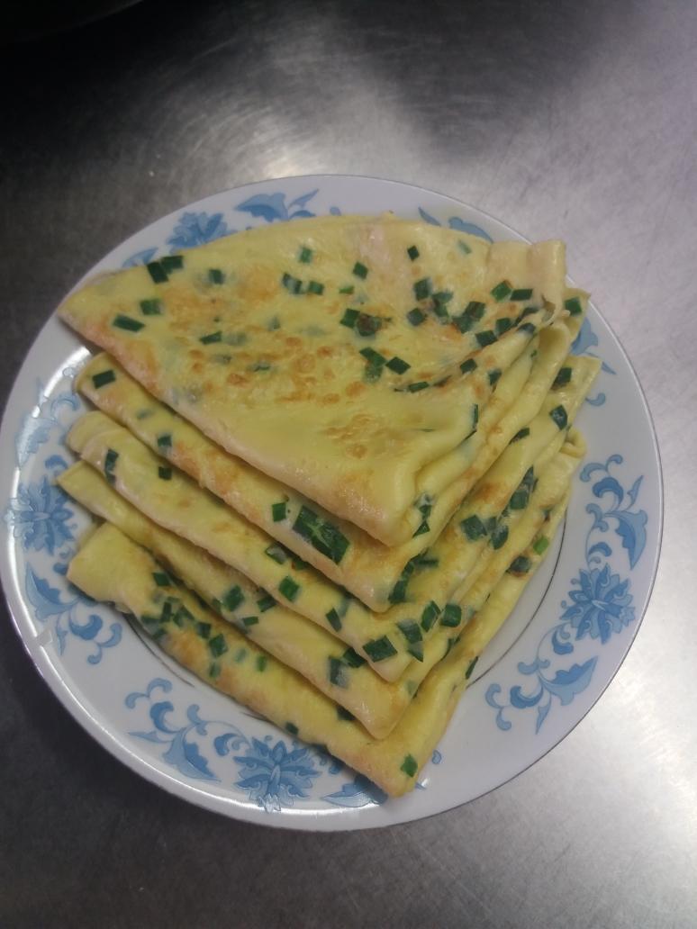 韭菜鸡蛋饼