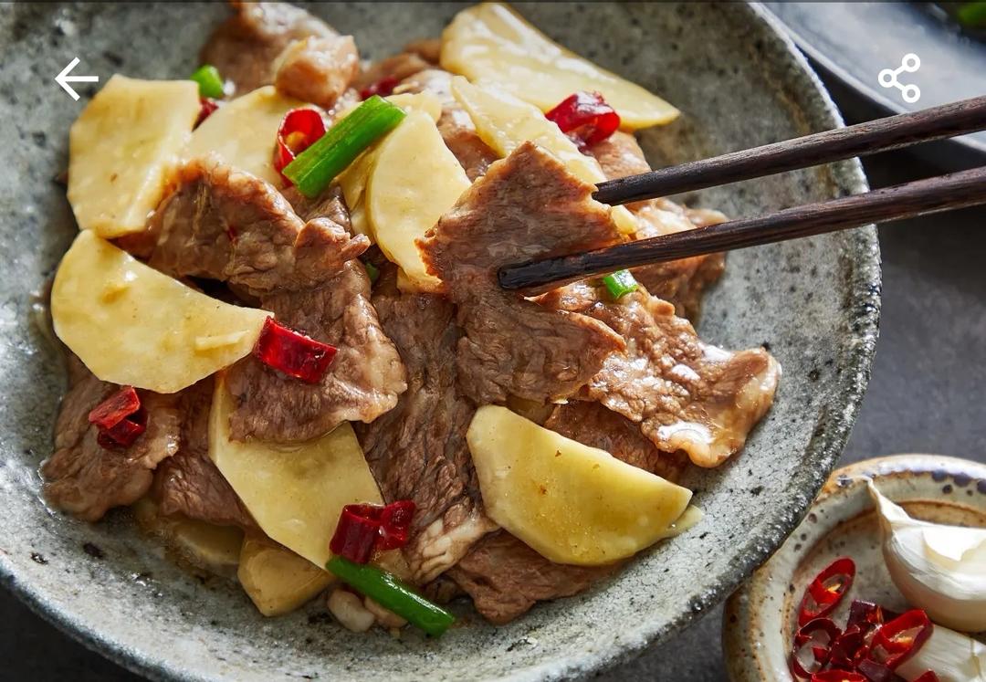 笋片炒牛小排的做法