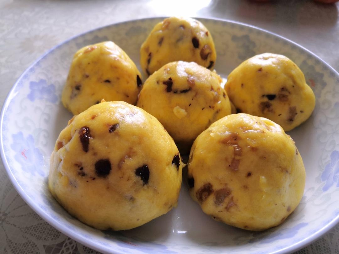 比糕点还美味的粗粮——玉米南瓜半发面小饼