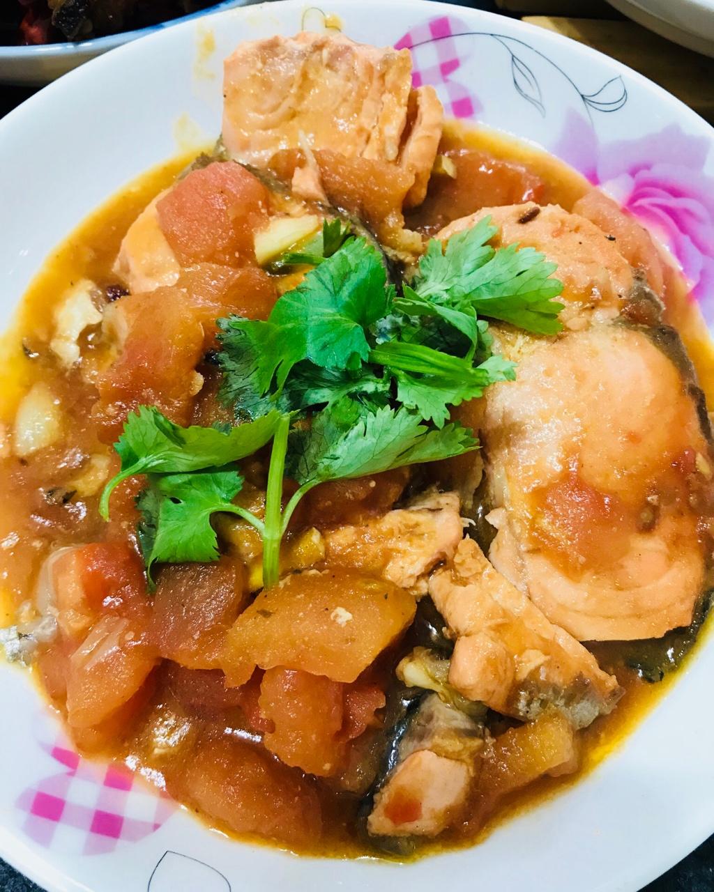 番茄三文鱼