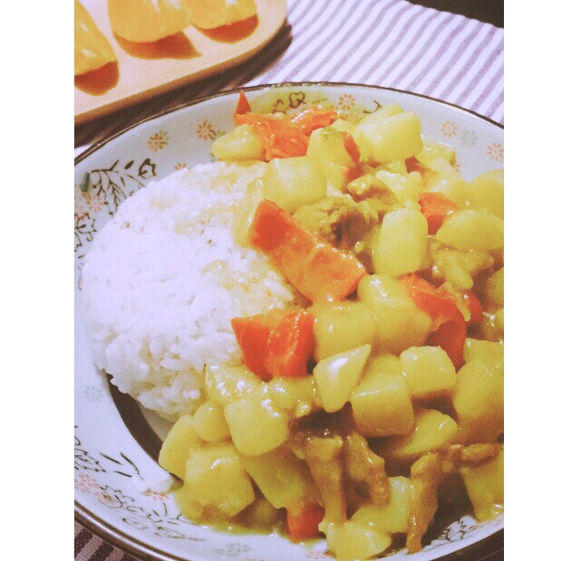 基础版土豆咖喱饭