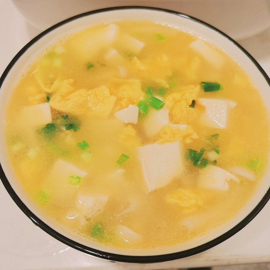 鸡蛋豆腐汤的做法