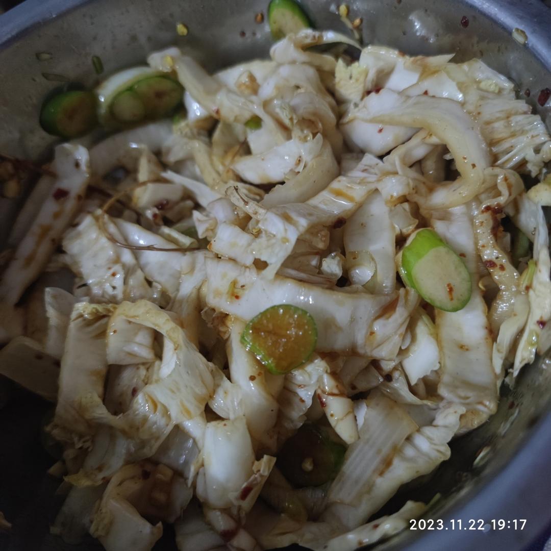 可以出摊的手腌白菜