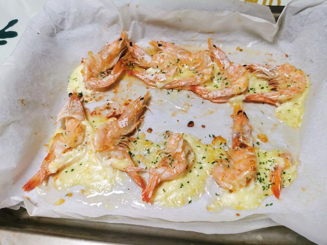 芝士沙拉酱焗大虾