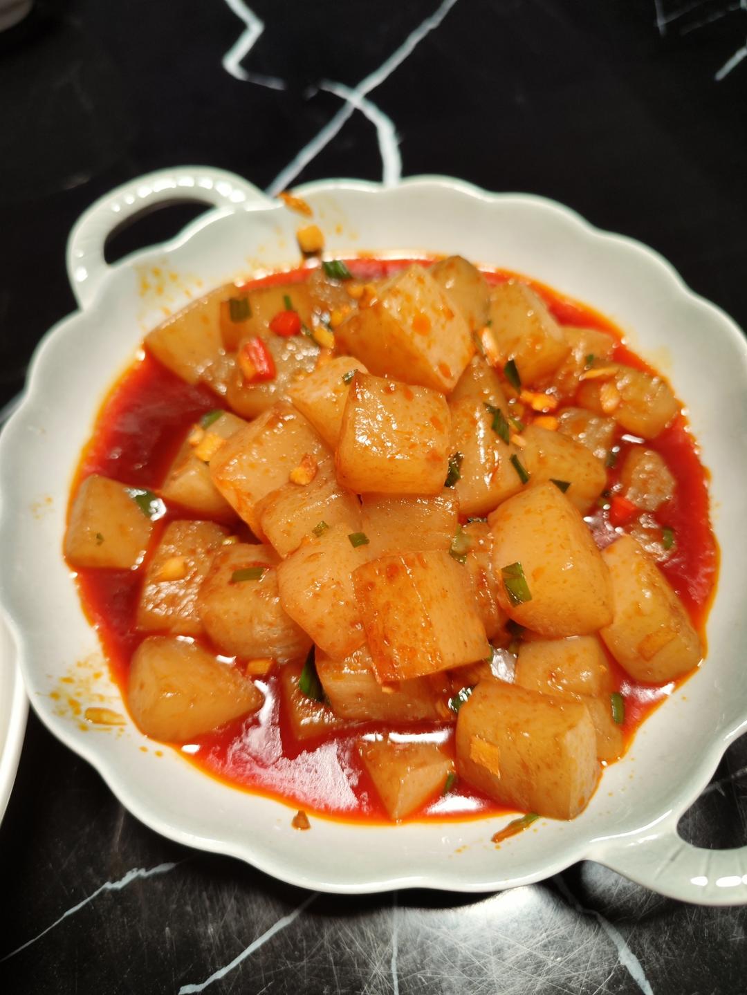 素炒魔芋豆腐