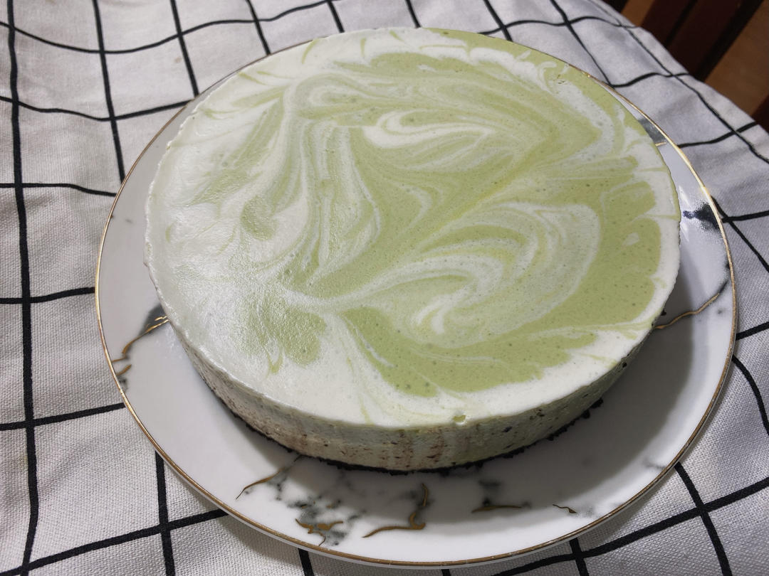无需烤箱❗️零失败❗️抹茶大理石慕斯❗️入口即化