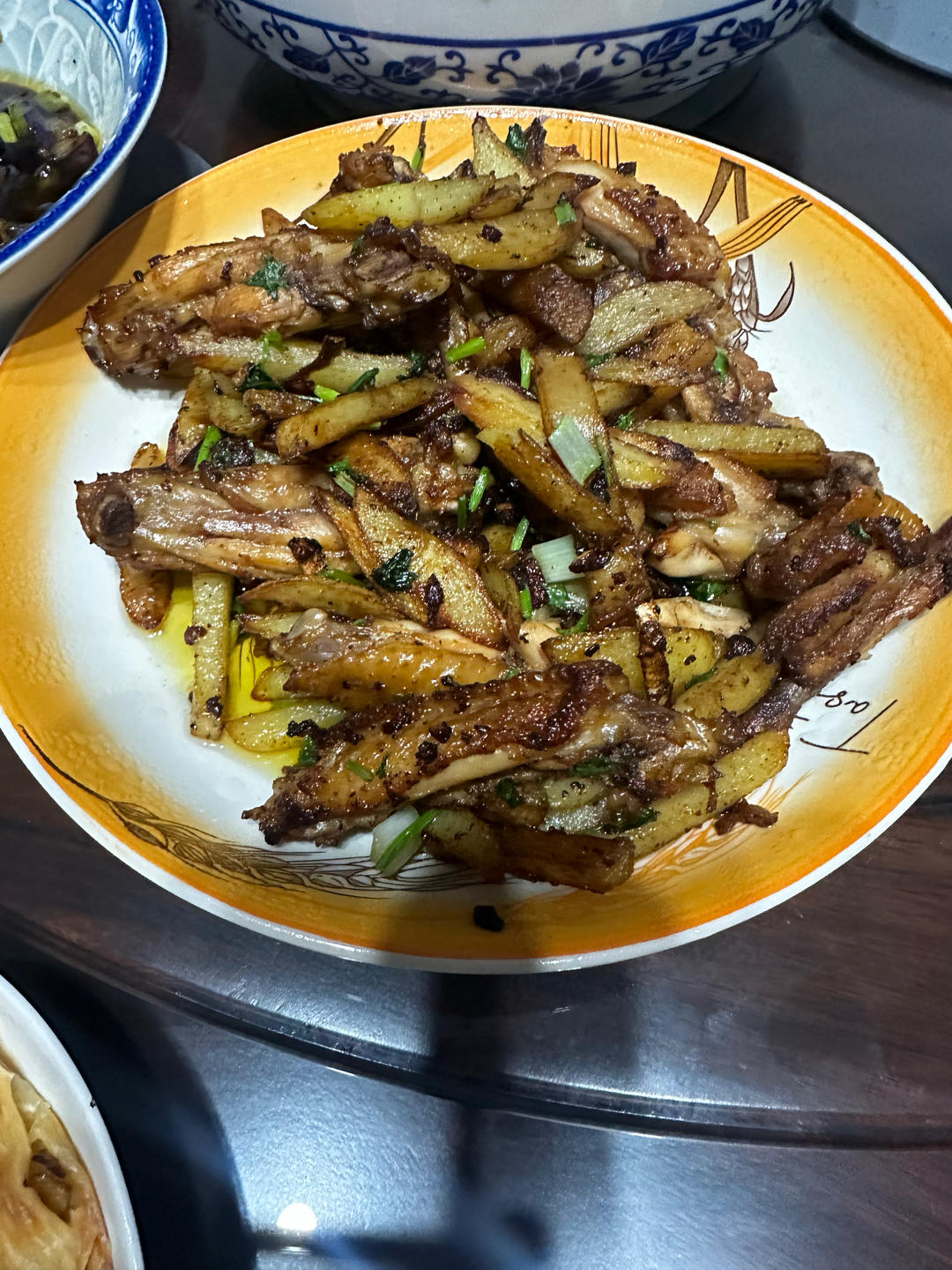 孜然香辣土豆鸡翅【超级简单】