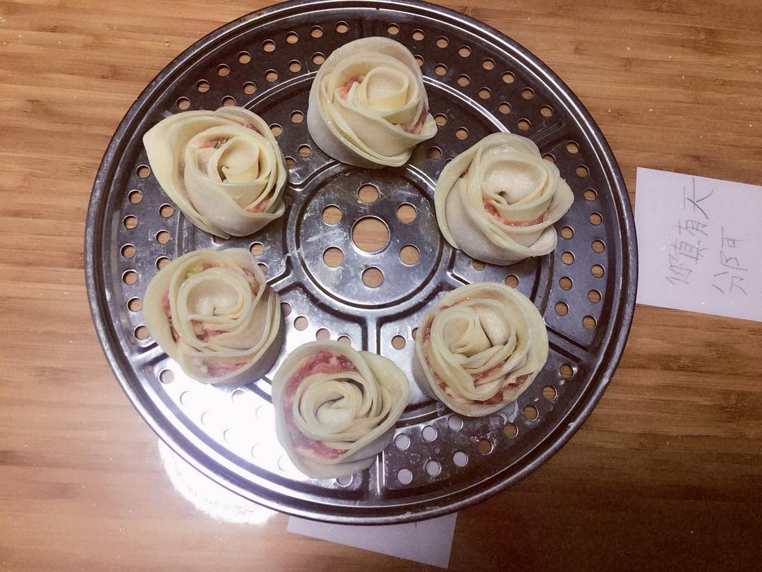 玫瑰花饺子