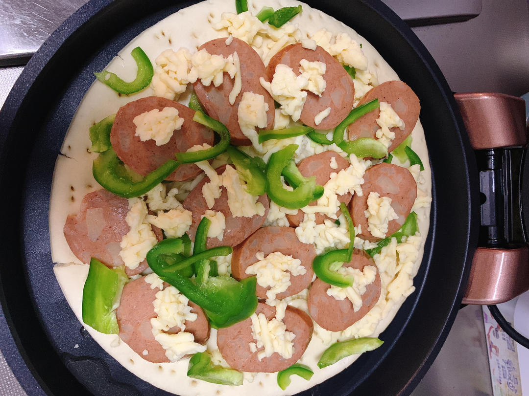 空气炸锅快手披萨(附省钱美味自制饼胚)