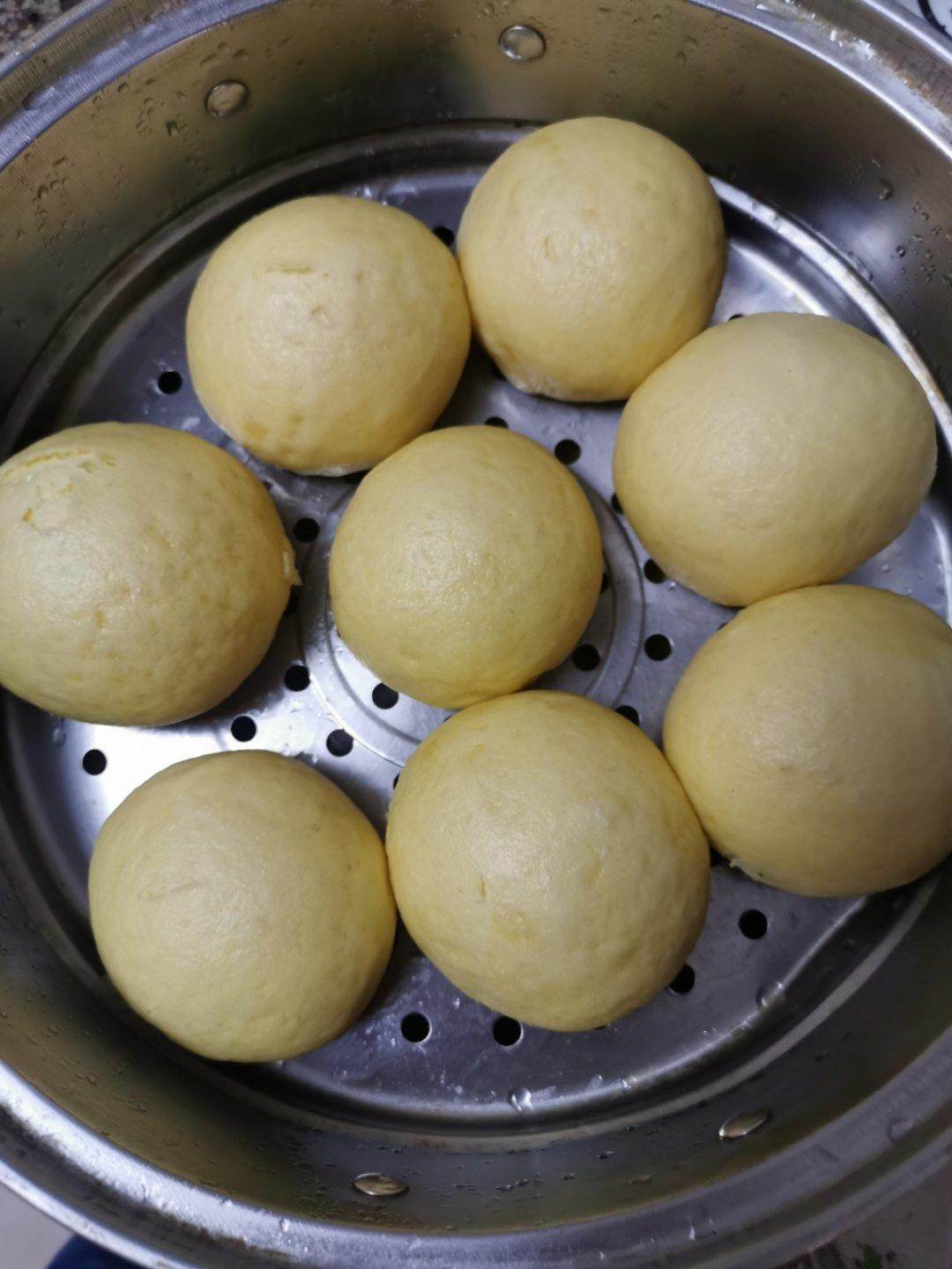 奶香玉米面馒头（一次发酵）