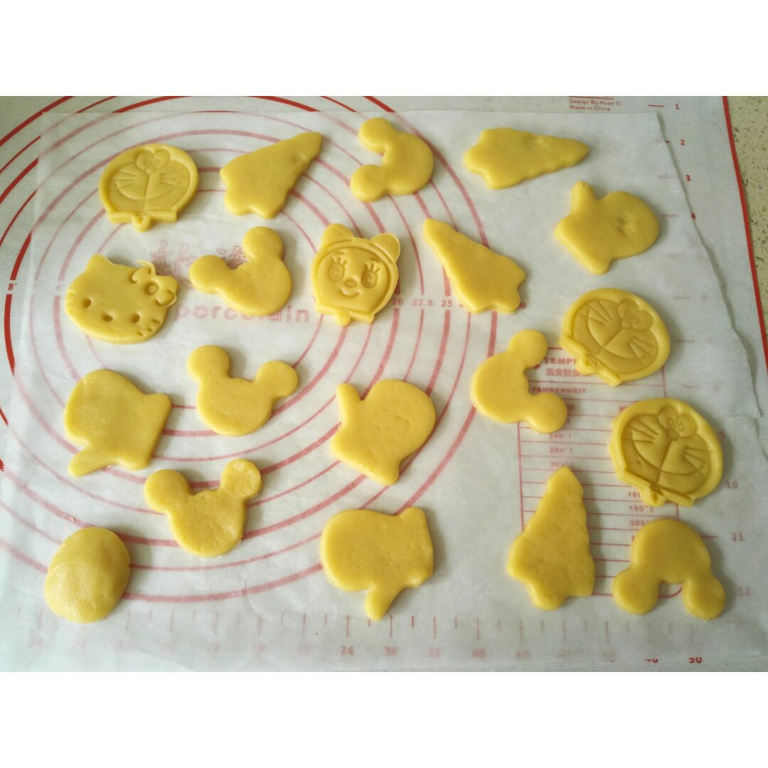卡通黄油饼干
