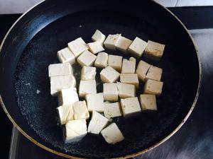 榨菜肉末拌老豆腐的做法 步骤3