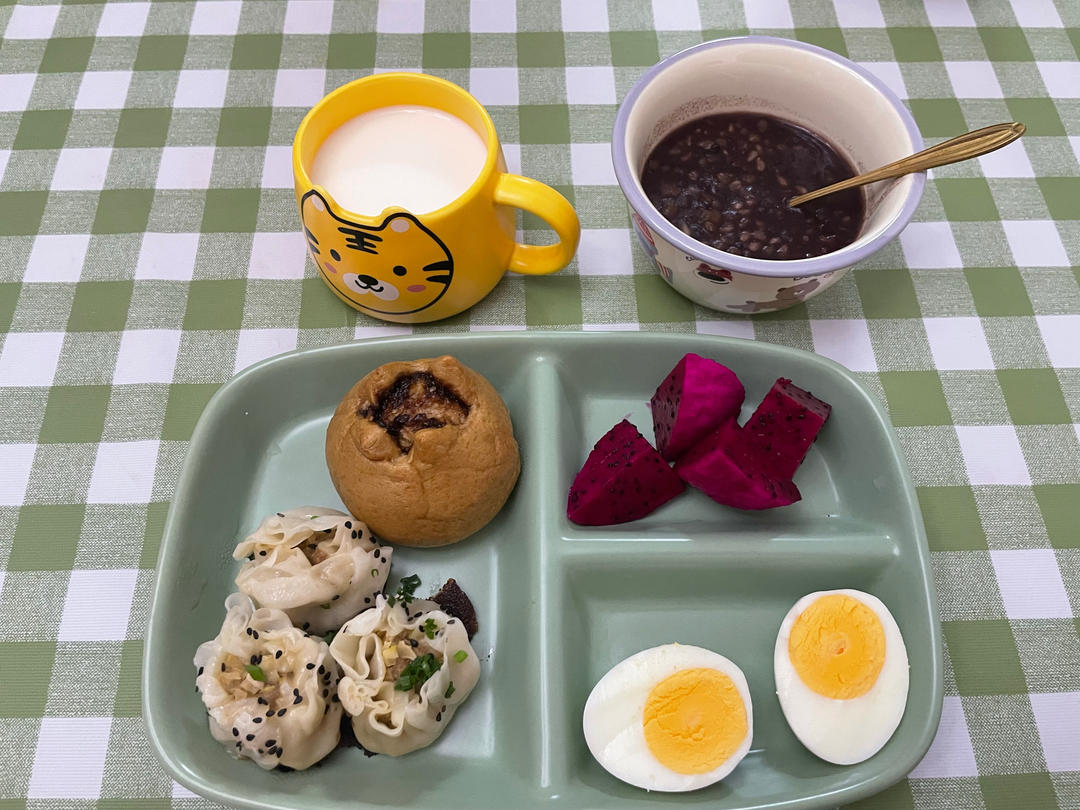 老母亲版小学生早餐 （升级为初中生早餐啦）