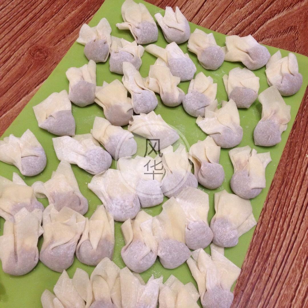小馄饨的包法