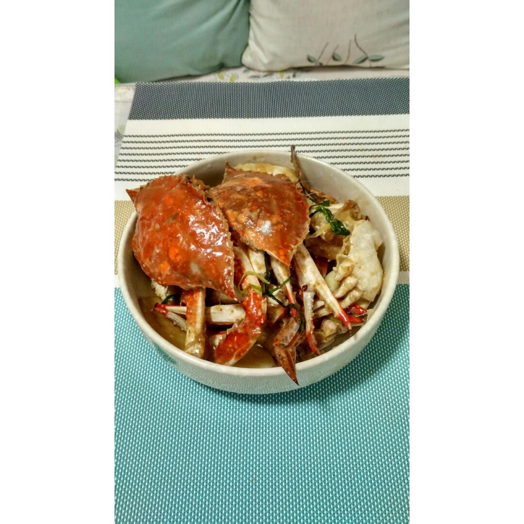 葱姜炒梭子蟹