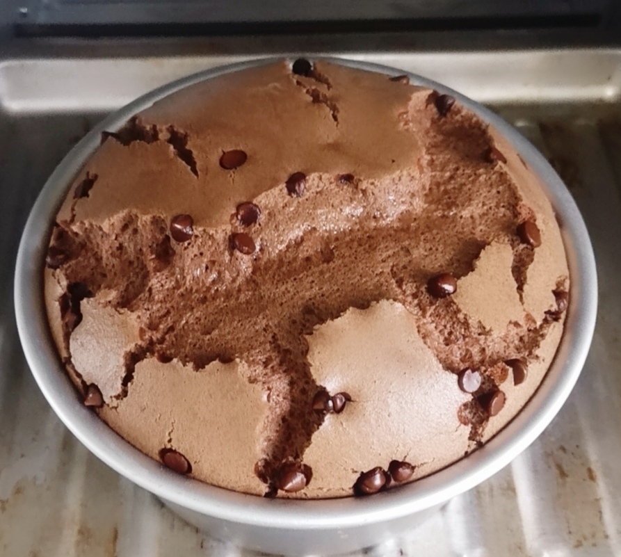巧克力戚风蛋糕6寸的做法