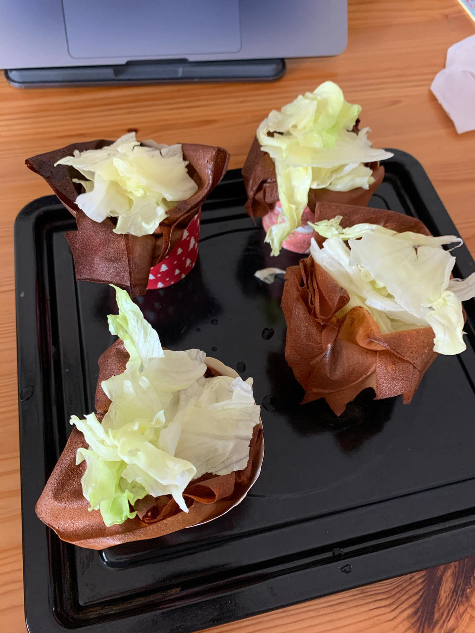 菠菜卷饼脆脆杯✨