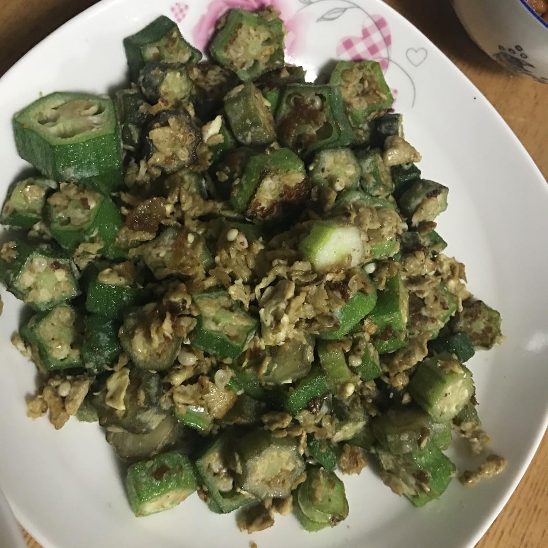 秋葵炒蛋