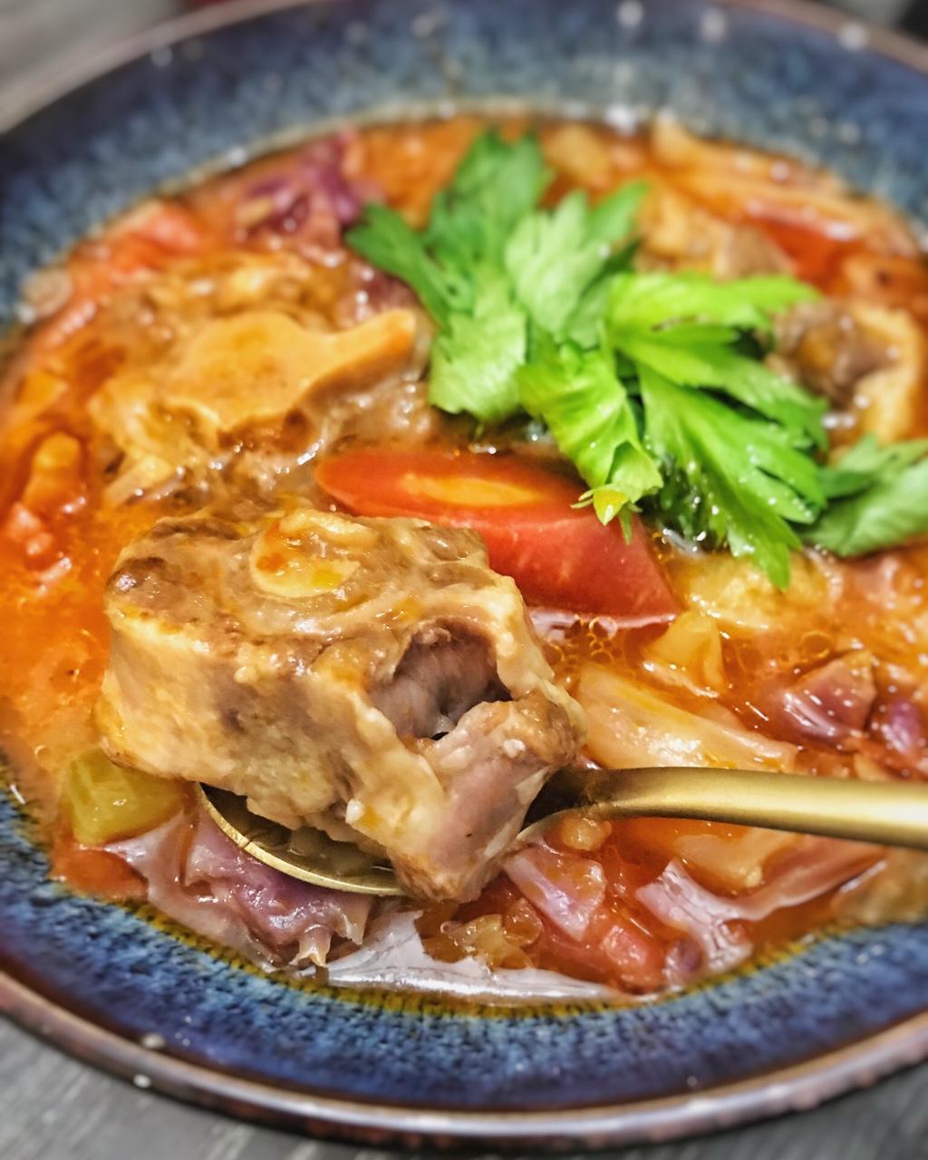 番茄牛尾汤--Staub珐琅铸铁锅