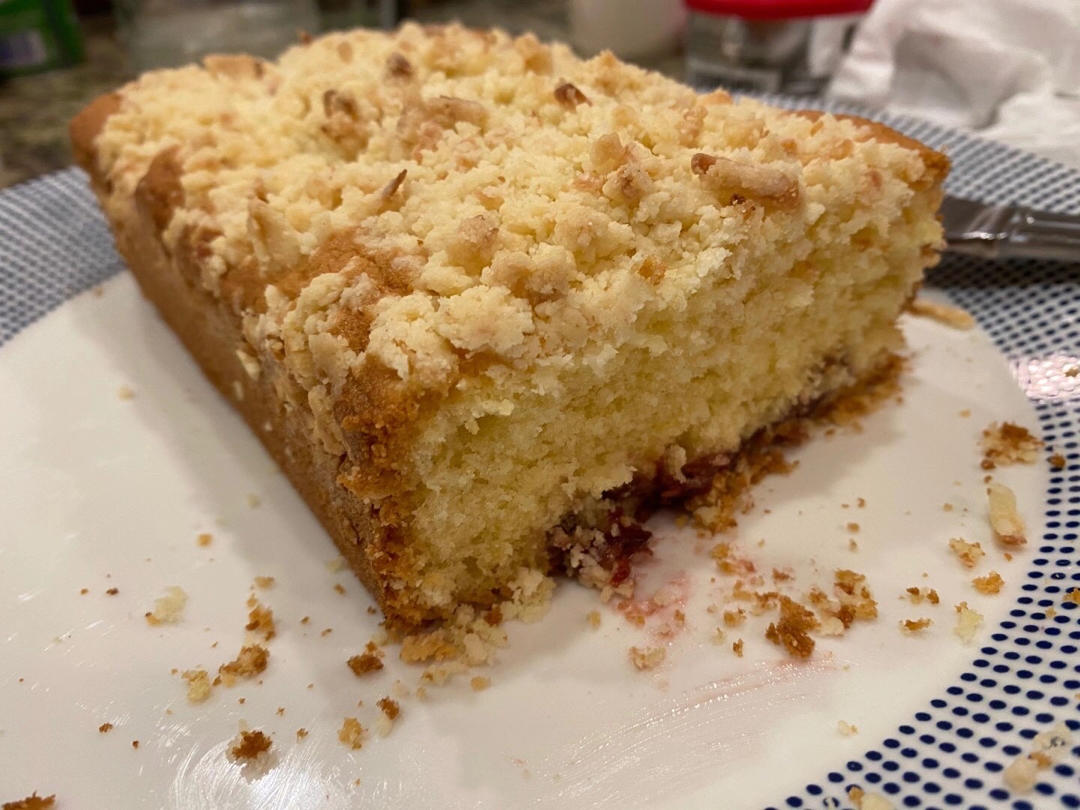 果酱夹心酥粒磅蛋糕|加一点美一点|知味人生|食单