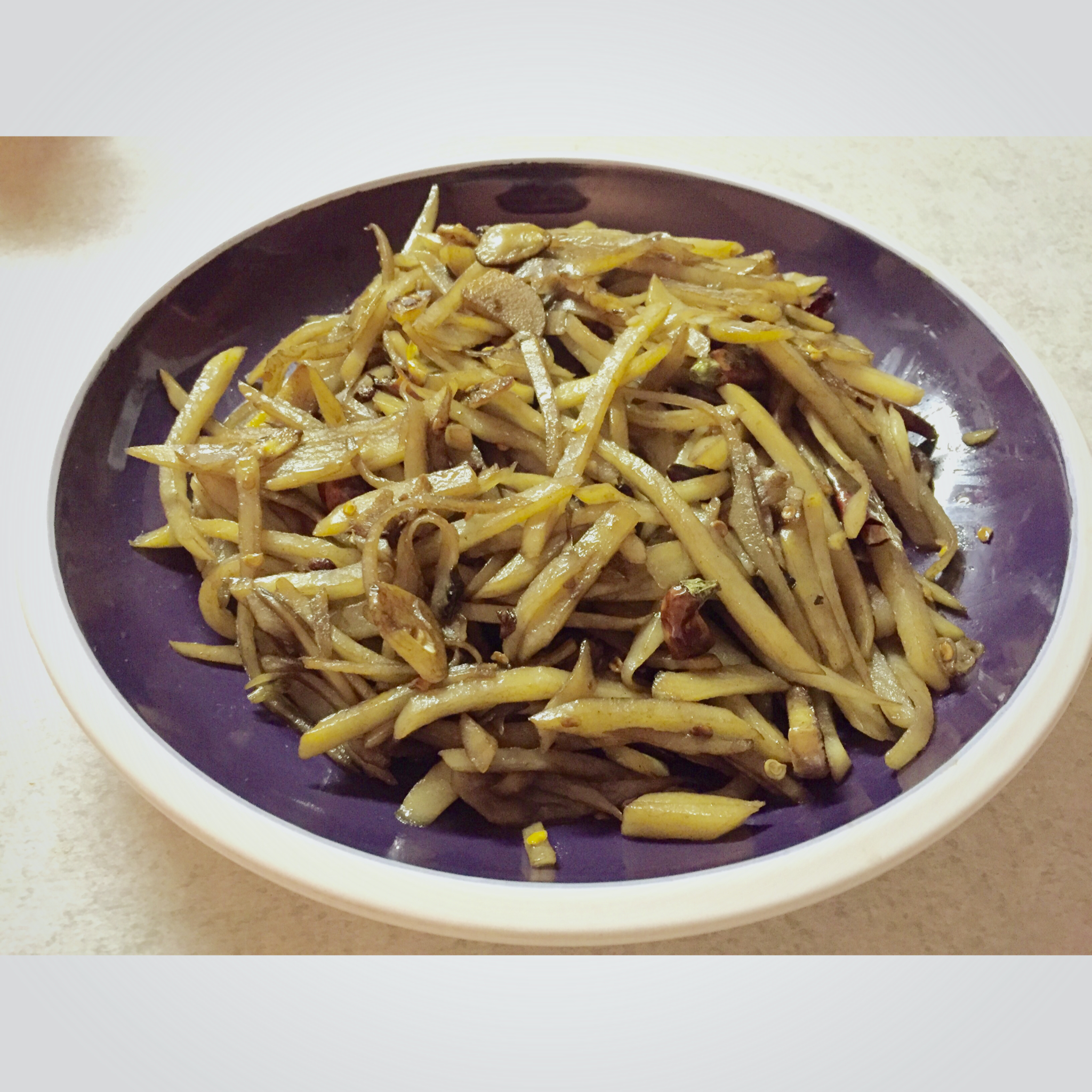 酸辣土豆丝-不用再愁不辣不酸了