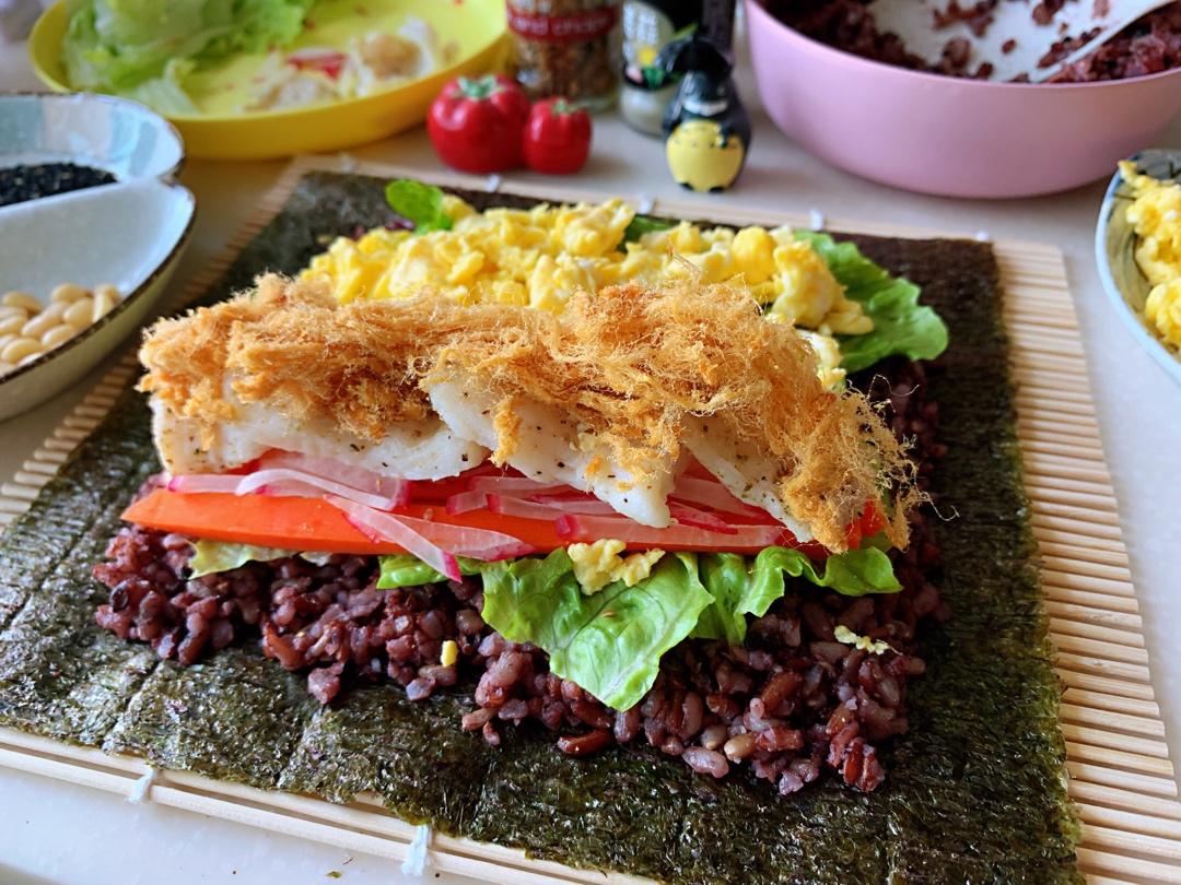 高颜值的紫菜包饭