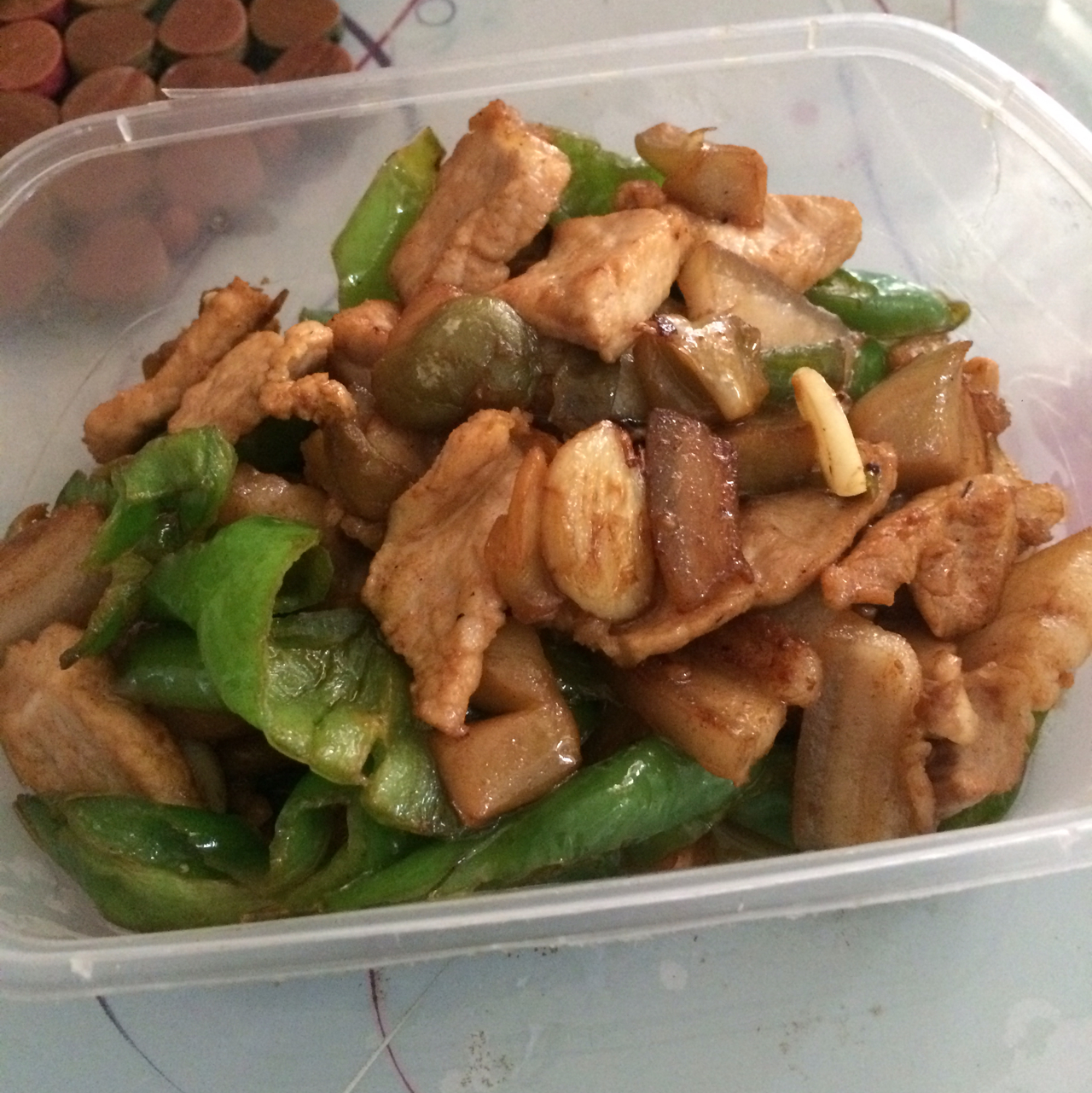 榨菜炒肉