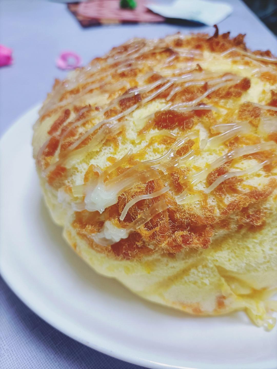 肉松夹心-古早蛋糕