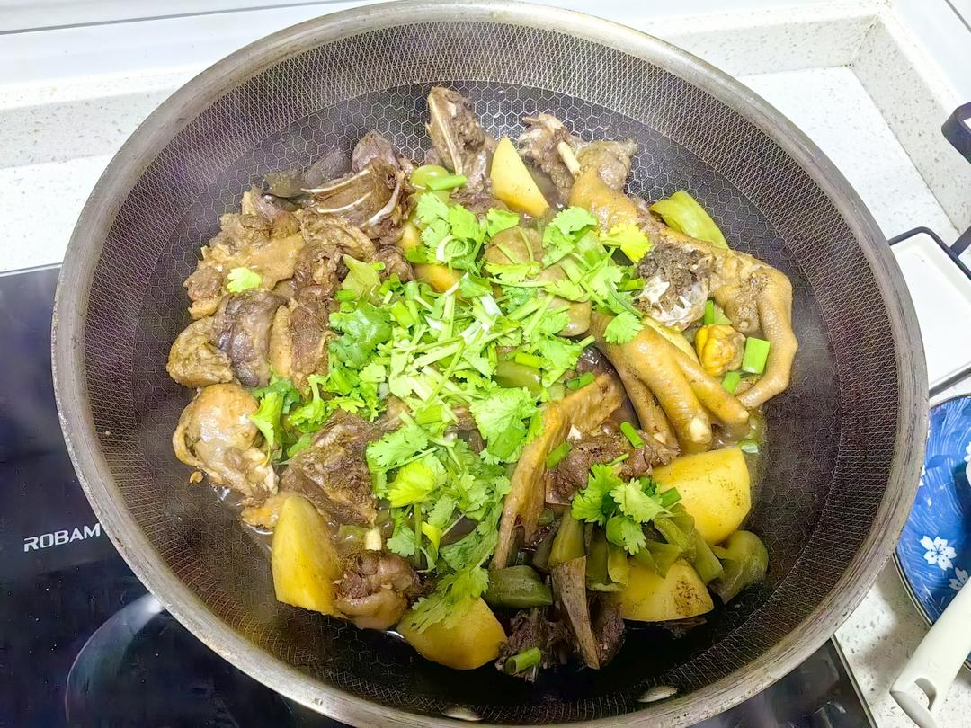 [原创] 东北名菜，铁锅炖大鹅土豆