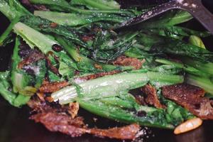 【蔬菜】豆豉鲮鱼油麦菜的做法 步骤5