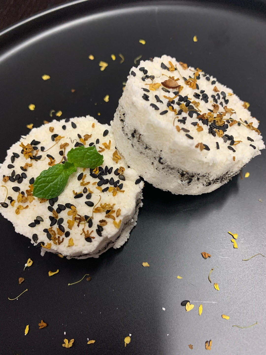 黑芝麻松糕