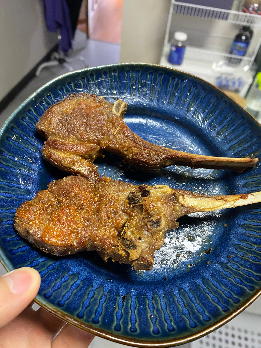 煎烤法式羊排