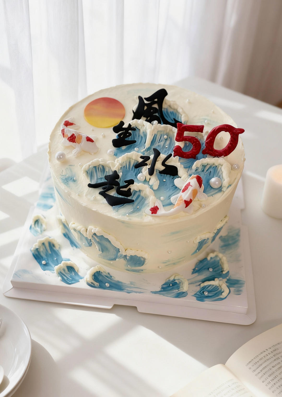 宁静致远- 翻糖紫砂壶