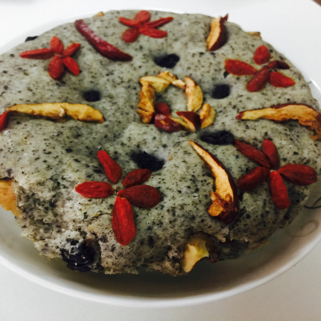 奶香黑芝麻发糕