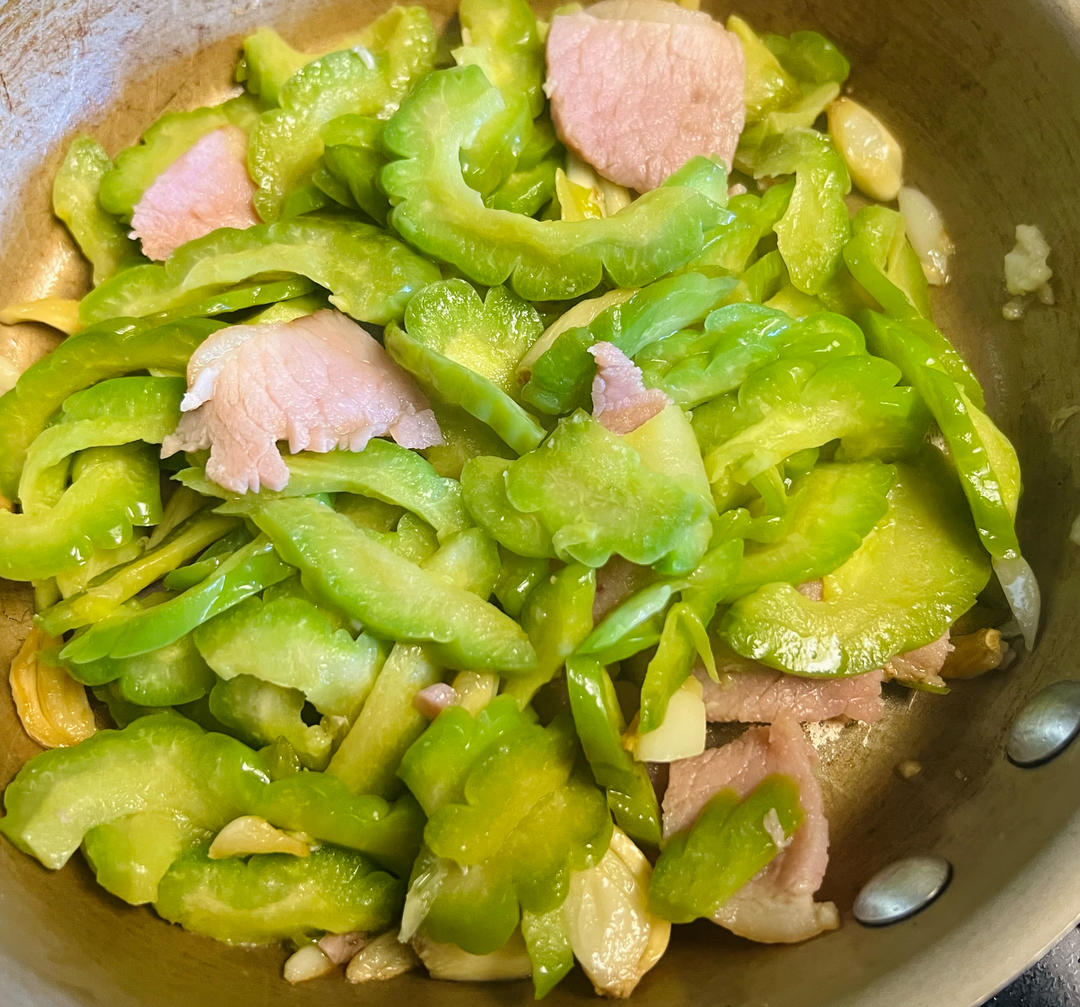 苦瓜炒肉丝
