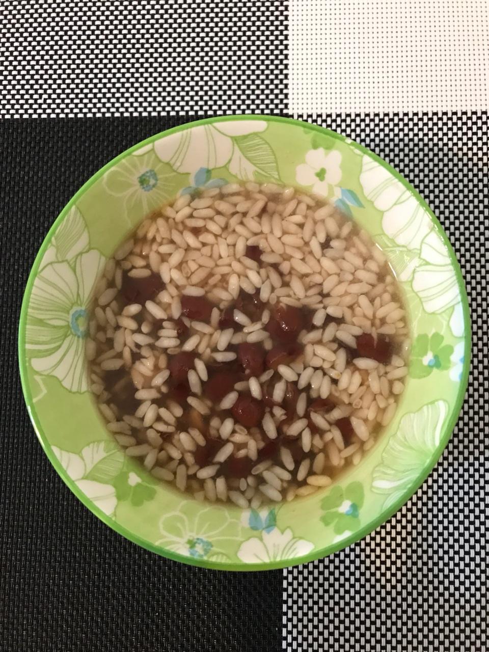 夏日甜品：红豆酒酿