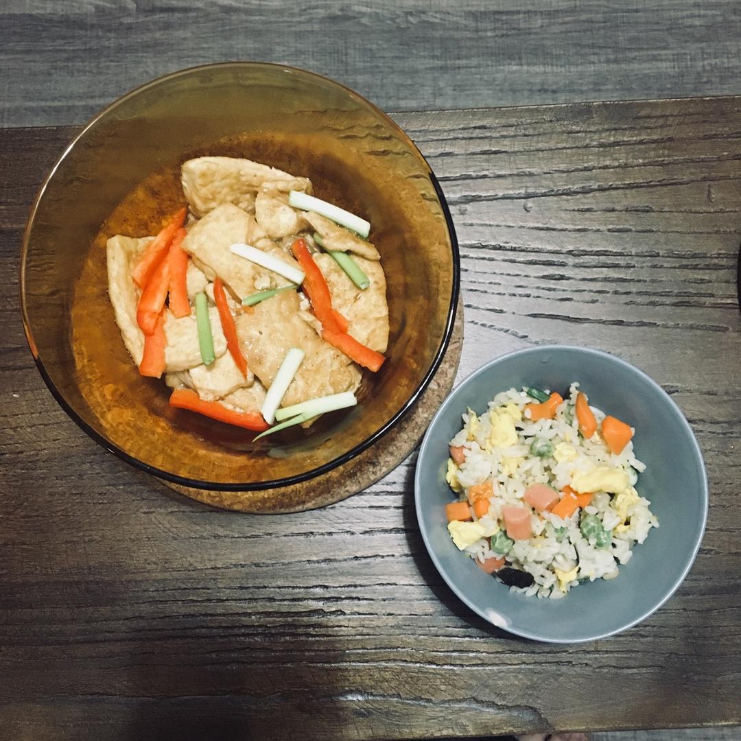 金针菇焖豆腐