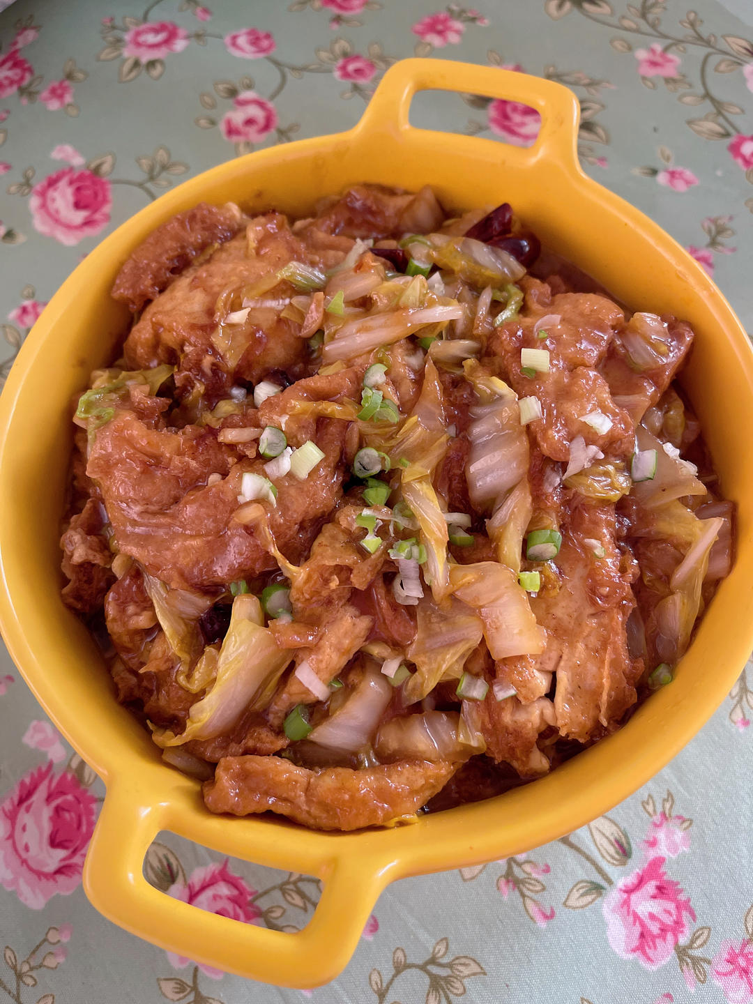 焖煎豆腐