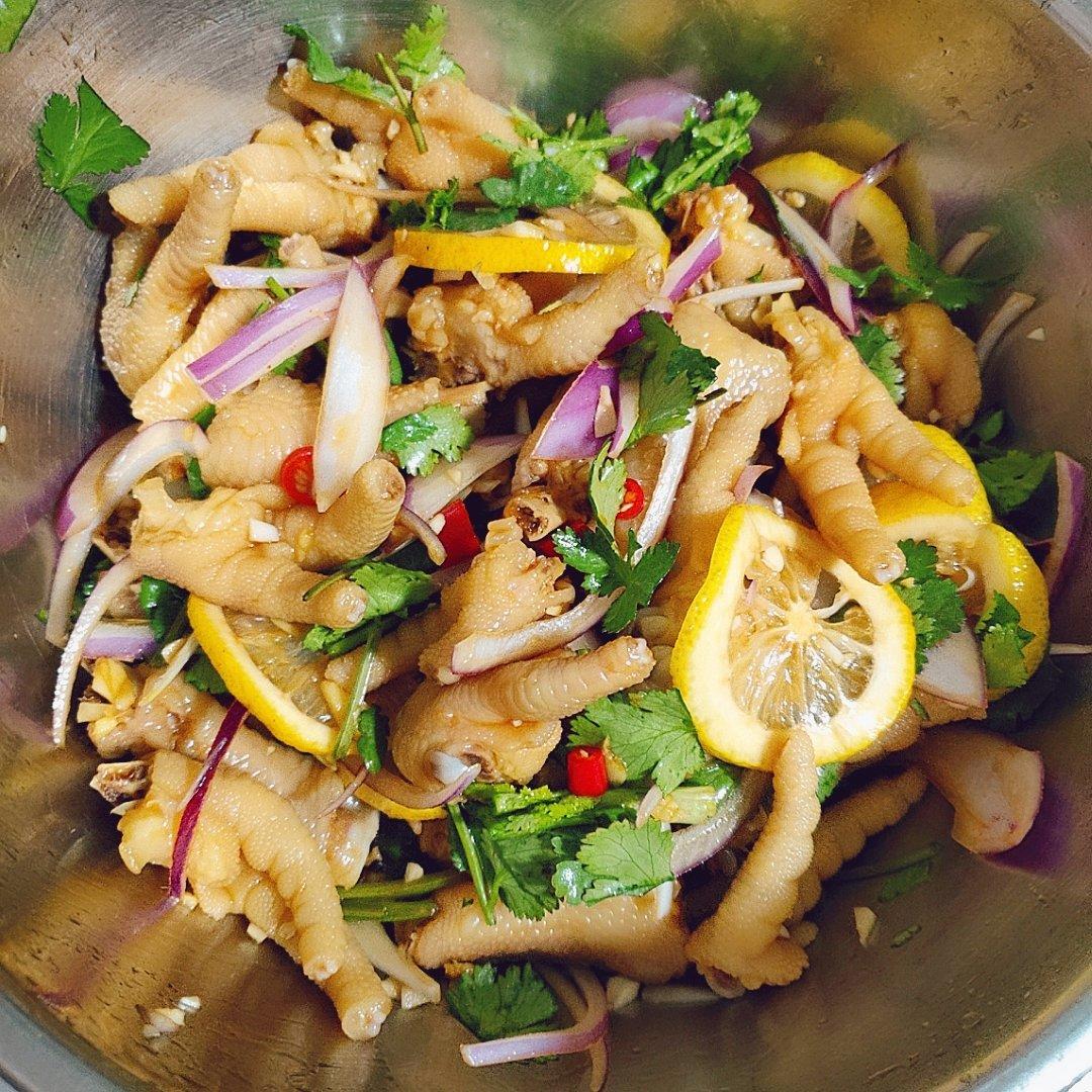 【柠檬酸辣鸡爪】自制超级无敌美味的网红鸡爪