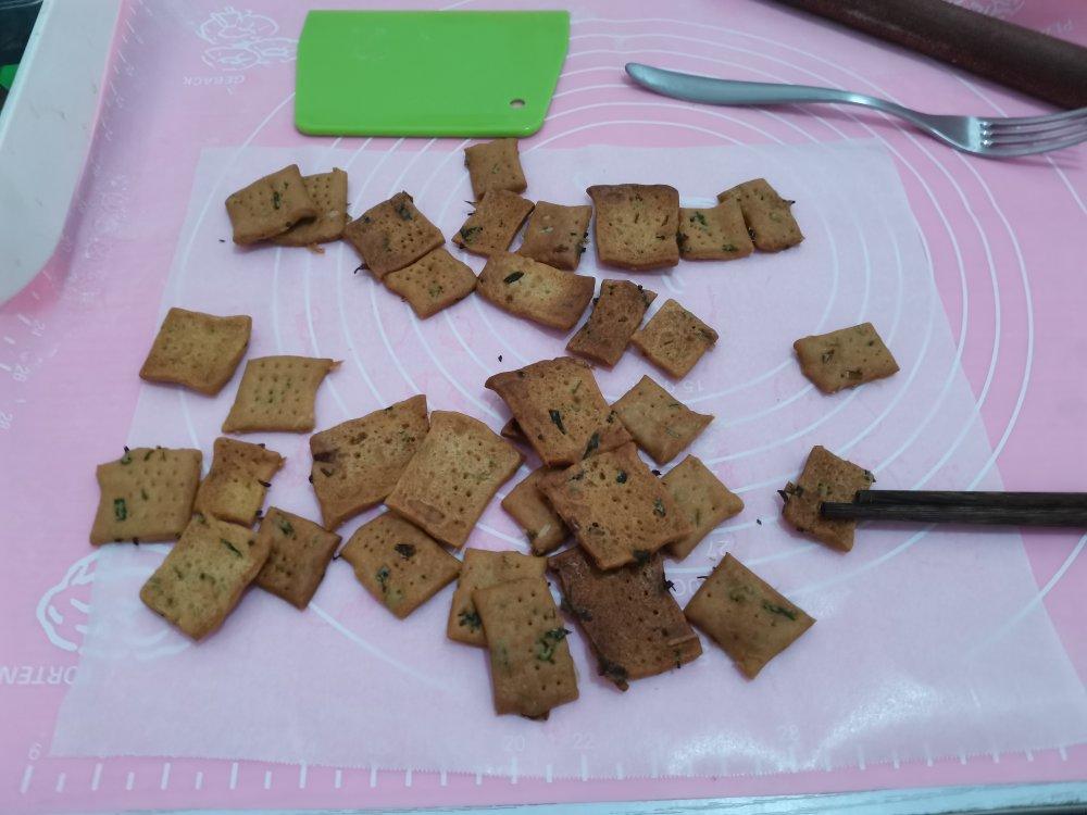 无糖版的香葱小苏打饼干