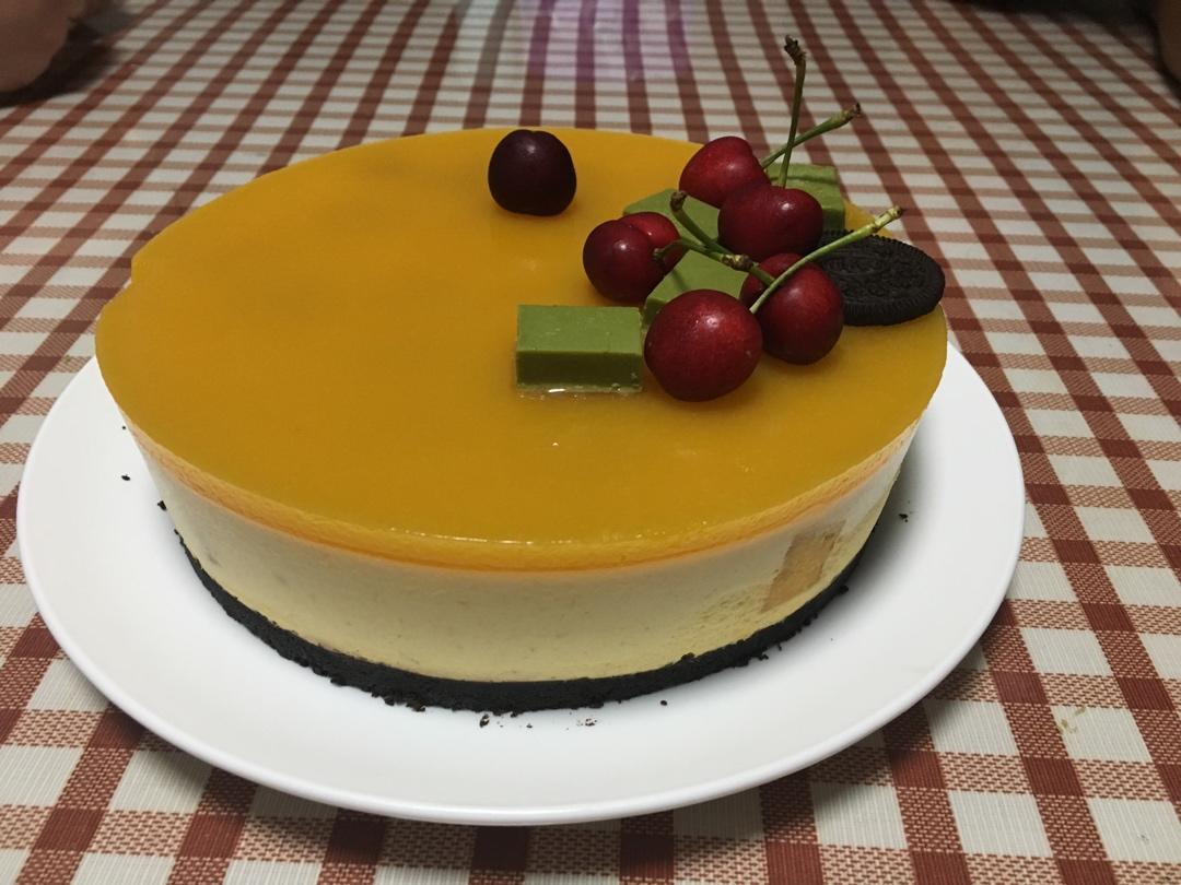 芒果慕斯蛋糕8寸