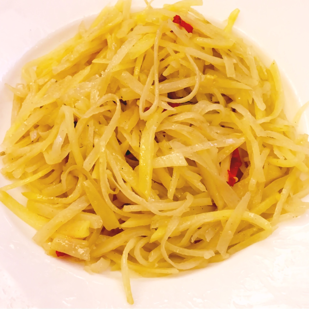 酸辣土豆丝-不用再愁不辣不酸了