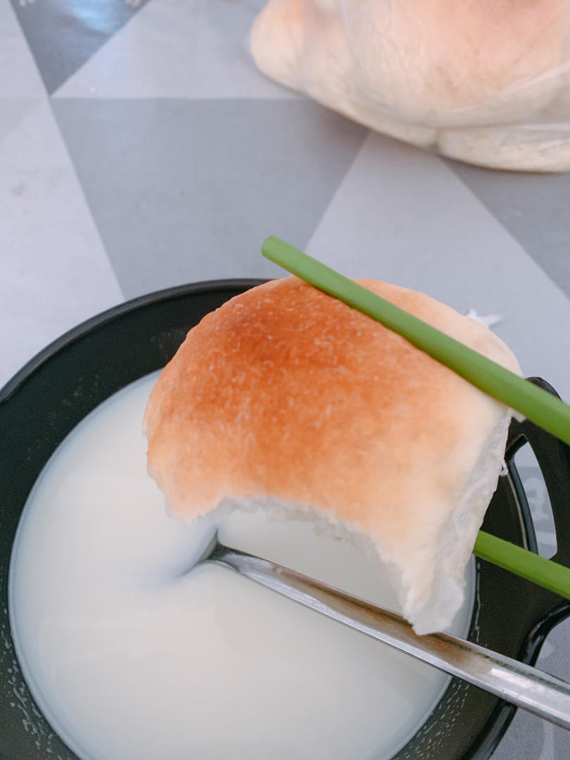 超软淡奶油餐包，无需黄油快速出膜，棉花般柔软
